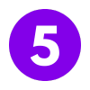 Number 5 icon